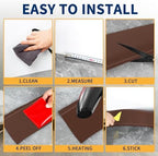 Vinyl Baseboard Molding Trim 6 Inch Peel and Stick Cove Base - Image 6