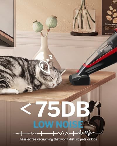 Powools Handheld Vacuum Cordless, Pet Hair, 17 x 4.6 x 6.6 in - Image 7
