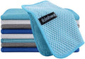 KinHwa Dish Cloths for Washing Dishes with Scrub Side, Microfiber Dish Rags by KinHwa
