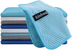 KinHwa Dish Cloths for Washing Dishes with Scrub Side, Microfiber Dish Rags by KinHwa