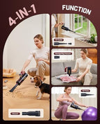 Fanttik Cruise V11 APEX Handheld Vacuum Cordless, 4-in-1 Vacuum Cleaner for Pet, AxLoop 180° Rotatable Handle, LED Touch Screen, 3 Suction Modes for Home Corners, Couches, Crevices - Image 2