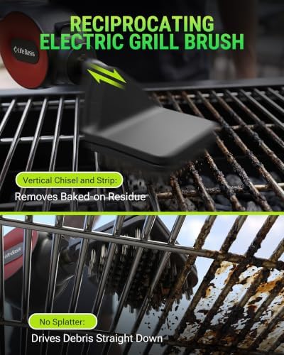 LifeBasis Cordless Electric BBQ Grill Cleaning Brush - Image 3