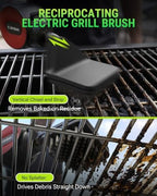LifeBasis Cordless Electric BBQ Grill Cleaning Brush - Image 3