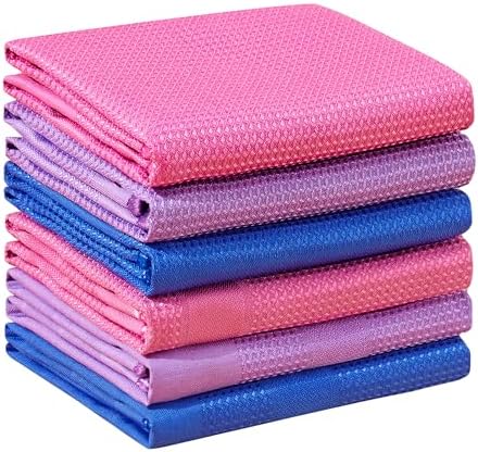 JOYMOOP Microfiber Cleaning Cloth, 5 Piece Set, Extra Large, Multi Color by JOYMOOP