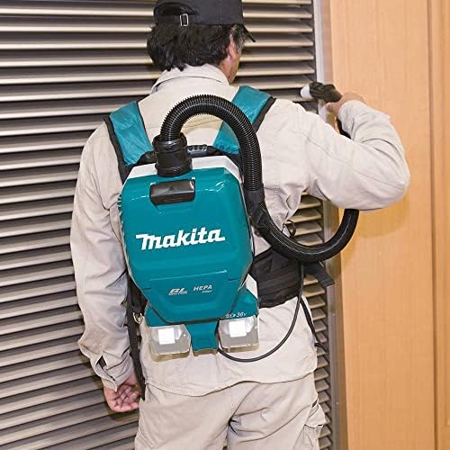 Makita XCV09Z 18V X2 LXT® Lithium-Ion (36V) Brushless Cordless 1/2 Gallon HEPA Filter Backpack Dry Vacuum, Tool Only - Image 4