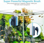 fishkeeper Aquarium Magnetic Glass Cleaner, Fish Tank Algae Cleaning Tool - Image 2