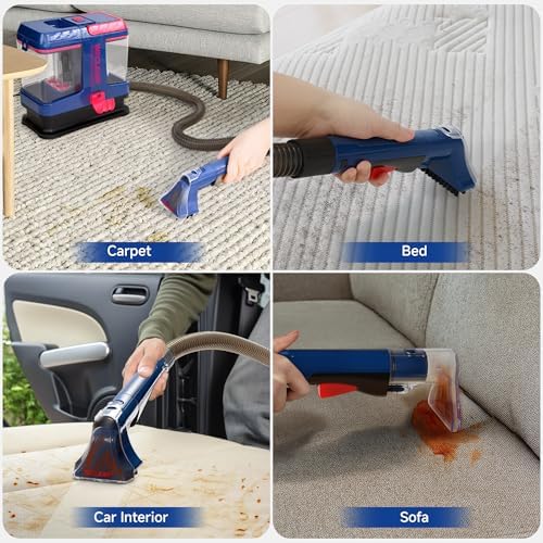 WECLEAN C5 Portable Carpet & Upholstery Spot Cleaner Machine - Image 4