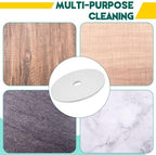 Teenyyou 2 Pcs 12" White Floor Buffer Pads for Machine - Image 4