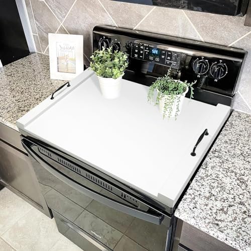GASHELL Noodle Board Stove Cover with Handles for Electric, Gas Stove Top - Image 2