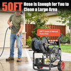 4800PSI Gas Pressure Washer with Hose Reel, One-Button Start - Image 3