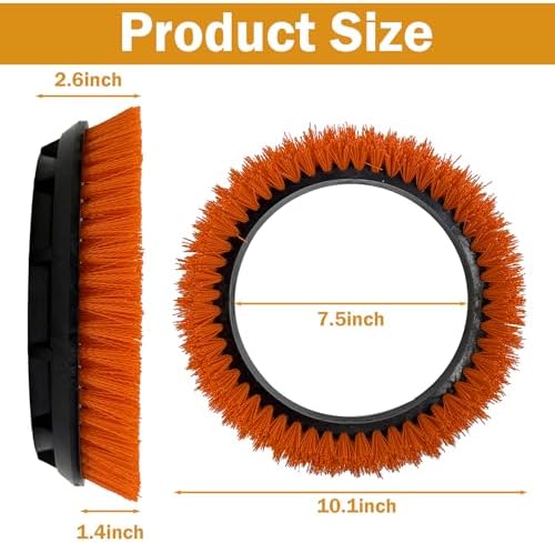 237047 Crimped Poly Scrub Orbiter Brush Fit for Oreck Orbiter Floor Machine - Image 2