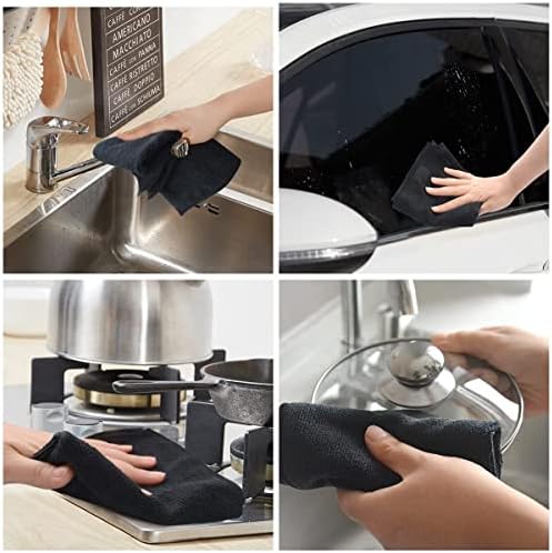 KinHwa Dish Cloths for Washing Dishes with Scrub Side, Microfiber Dish Rags - Image 5