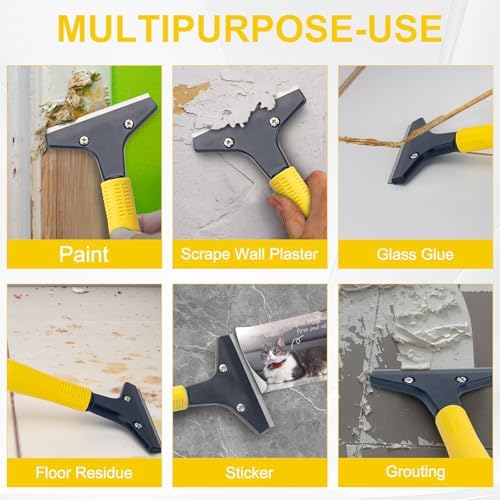 KeFanta Scraper Tool, 4" Wide Heavy Duty Floor Scraper, 45.7" Long Handle - Image 5