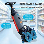 Commercial Floor Scrubber Machine, Electric Buffer Polisher, Dual - Image 6