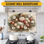 NYZE Christmas Snowman Stove Top Cover for Electric Glass Cooktop 28x20 in - Image 3