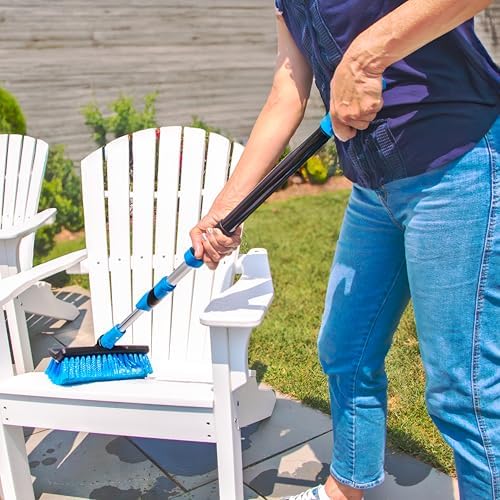 Unger Professional Lock-On EZ Extend Pro Telescopic Pole, Extension 2.6’ to 5.3’, Telescoping Pole for Floor & Surface Cleaning, Use with Lock-On Brushes and Broom Head Cleaning Tools, Indoor/Outdoor - Image 7
