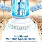 DAESUNG Electric Spin Scrubber, Cordless Bathroom Scrubber Cleaning Brush - Image 2