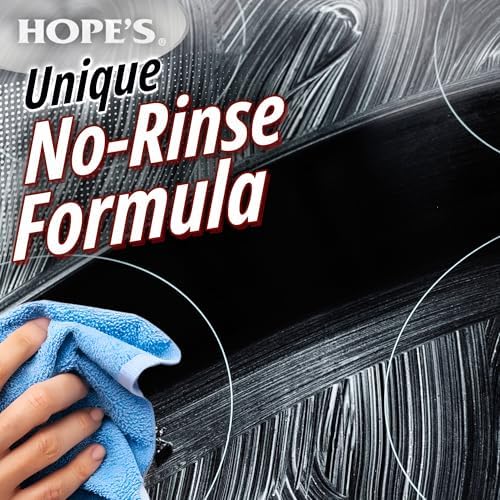 HOPE'S Perfect Cooktop Glass and Ceramic Cooktop and Stove Top Cleaner, Fast Acting and Removes Burnt on Stains from Glass Ceramic Smooth Top Ranges with its No Rinse Formula, 10.6 Oz, Pack of 1 - Image 2