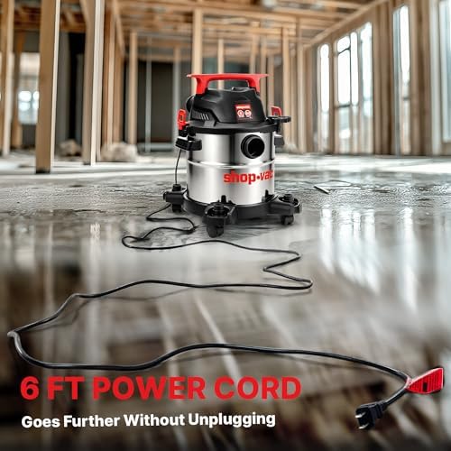 Shop-Vac 5430162 Wet/Dry Vacuum with Blower, 5 Gallon, 4 Peak HP - Image 5