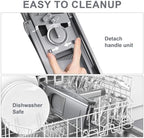 SupMaKin Safe Mandoline Slicer Plus for Kitchen, Vegetable Slicer & Chopper - Image 4