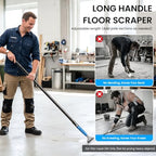 Floor Scraper - 8'' To 67'' Adjustable Long Handle - Image 3