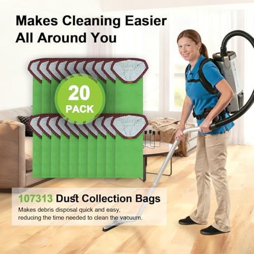30 Pack 107313 Vacuum Bags Replacement Compatible with ProTeam 10 Quart - Image 4