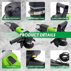 800W Electric Wet Stone Polisher 4'' Variable Speed Grinder Buffing Machine, Countertop Concrete Polisher with 7PCS Diamond Polishing Pads for Granite, Tile, Cement Floor - Image 7