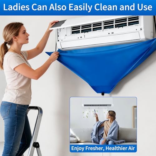 Mini Split Cleaning Kit for Air Conditioner,Wall Mounted Air Conditioner Cleaning Tools Waterproof Cover (3pcs) - Image 6
