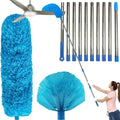 20+ Ft High Reach Ceiling Fan Duster & Cobweb & Corner Brush Duster with 3-13 ft Extension Pole, Microfiber Feather Duster with Washable Head for Ceiling Fan, Furniture, Home Cleaning by BetterproductsBetterlife