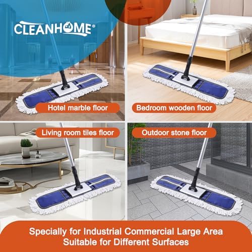 CLEANHOME 24" Commercial Dust Mop for Floor Cleaning Heavy Duty - Image 6