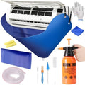 Ac Cleaning Bag with Wall Protection Cloth, 13Pcs Mini Split Cleaning Kit, Ac Cleaning Kit, Air Conditioner Cleaning Kit, Split Ac Unit Cleaning Kit, Mini Split Air Conditioner Cleaning Bag by SOUTHSILK
