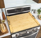 GASHELL Noodle Board Stove Cover with Handles for Electric, Gas Stove Top - Image 3