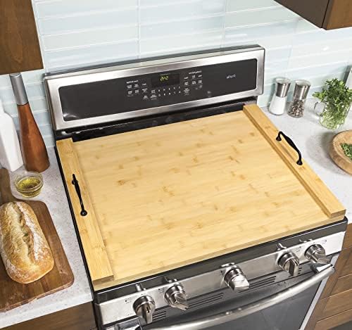GASHELL Noodle Board Stove Cover with Handles for Electric, Gas Stove Top - Image 3