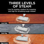 Shark Professional Steam Pocket Mop with 2 Double-sided Pads, White, S3601 - Image 4