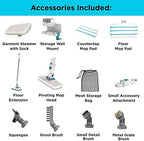 BLACK+DECKER Steamer, 7 Attachments for Multipurpose Cleaning, Includes Storage Wall Mount (BHSM15FX10) - Image 2