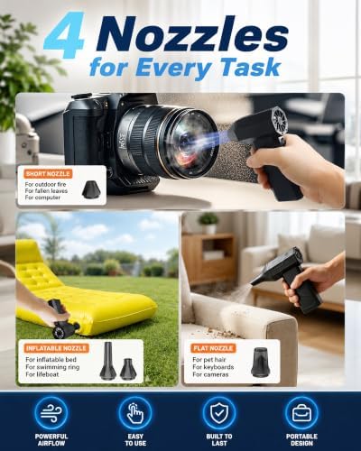 Compressed Air Duster, 180000RPM Electric Turbo Fan - Image 4