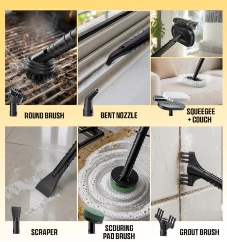 Handheld Steam Cleaner, 3S Fast Heat, 650mL Water Tank, Adjustable Steam - Image 7