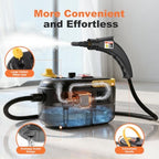 CE-01 Portable Steam Cleaner with Accessory Kit, High Temperature Handheld Steam Cleaning Machine for Home, Kitchen, Bathroom, Tile Grout, Sink, Range Hood, Car Interior and Household Surfaces - Image 5