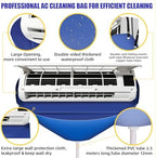 Large Ac Cleaning Bag with Wall Protection Cloth, 13Pcs Minisplit Cleaning Kit, Split Ac Cleaning Kit with Strong Washing Tool for Fast and Efficient Cleaning - Image 3