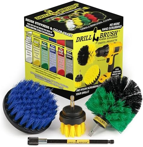 Drillbrush Shower Scrubber Drill Attachment - Car Detailing Tools - by Drillbrush