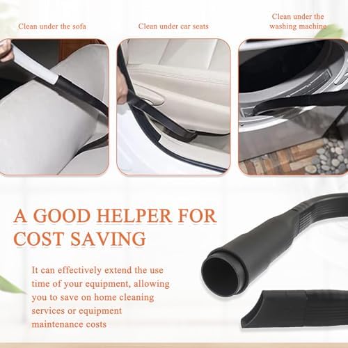 25" Flexible Vacuum Crevice Attachment Tool Vacuum Hoses Kit - Image 6
