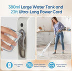 Steam Mop All-in-one Multi-Functional Powerful Steam Cleaner, Handheld Detachable Floor Steamer with 2 Steam Level, 380ML Water Tank & 23FT Power Cord for Whole Home Use - Image 6