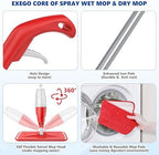 Spray Mops for Floor Cleaning: Wet Dry Mop Hardwood Floor Mops Refillable - Image 5