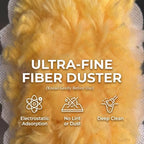 50 Count Duster Refills with 1 Handle | Disposable Multi Surface 360° Duster Cleaner Kit for Ceiling Fans, Blinds & Furniture - Image 5