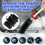 Holikme 50Ft Dryer Vent Cleaner Kit - Flexible Lint Brush for Deep Cleaning - Image 4