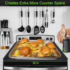 KindGa Stove Cover - Stove Top Covers for Electric Stove 30 x 21 Inch Black - Image 5
