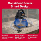 Koblenz WD-9 L212 Wet Dry Vacuum Cleaner, 9 Gallon, 5.0 PHP - Image 6