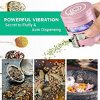 MANUAL Grinder AUTOMATIC Dispenser Large 2.5" Aluminum Alloy, for HOME & KITCHEN ONLY (Rose)… - Image 2