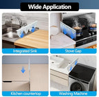 2 Pack 14.9"-29.5" Adjustable Stainless Steel Stove Gap Covers - Image 5