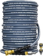 3/8" 4800PSI Pressure Washer Hose 125FT Swivel Quick Connect by TechSweeppro
